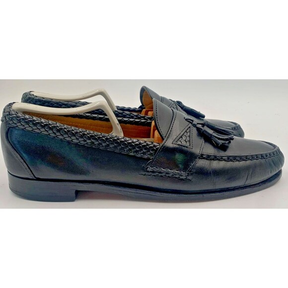 Allen Edmonds Maxfield Black Tassel Loafers Men’s 10 B Dress Shoes Made in USA main image 11